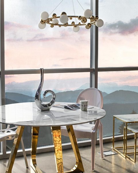 MOOSEE lampa wisząca VALENTINO M - złota MOOSEE lampa wisząca VALENTINO M - złota