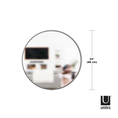 UMBRA lustro ścienne HUBBA 86 cm metaliczno / tytanowe UMBRA lustro ścienne HUBBA 86 cm metaliczno / tytanowe