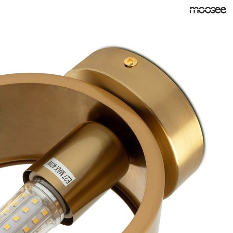 MOOSEE lampa ścienna ARRO złota MOOSEE lampa ścienna ARRO złota