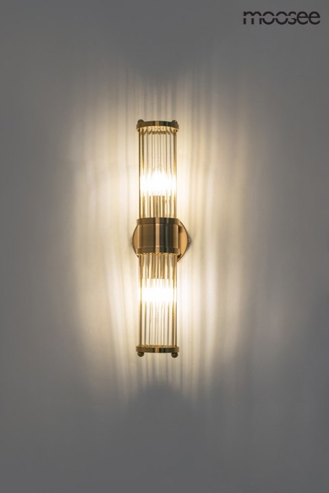 MOOSEE lampa ścienna PILAR TWIN złota MOOSEE lampa ścienna PILAR TWIN złota