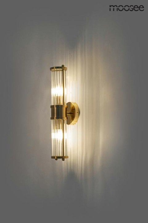 MOOSEE lampa ścienna PILAR TWIN złota MOOSEE lampa ścienna PILAR TWIN złota