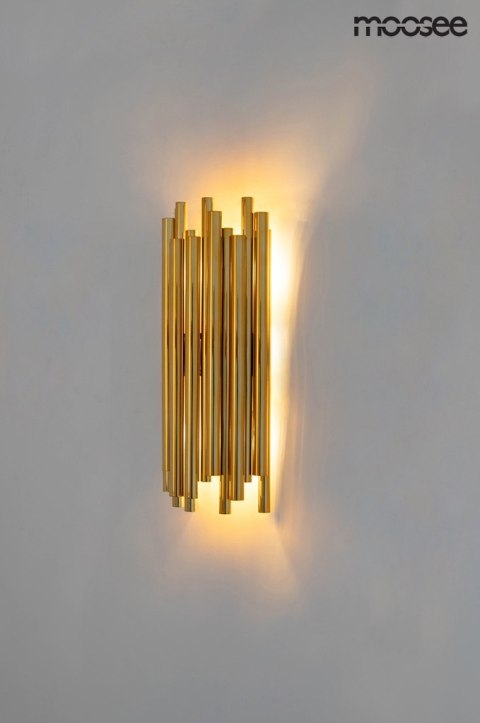 MOOSEE lampa ścienna TUBO złota MOOSEE lampa ścienna TUBO złota