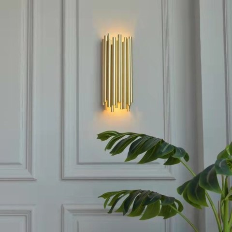 MOOSEE lampa ścienna TUBO złota MOOSEE lampa ścienna TUBO złota