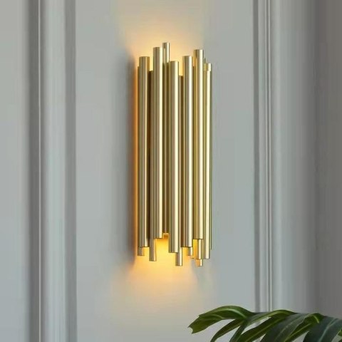 MOOSEE lampa ścienna TUBO złota MOOSEE lampa ścienna TUBO złota
