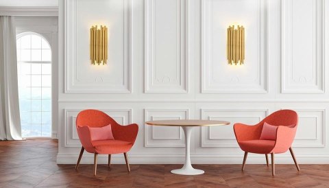 MOOSEE lampa ścienna TUBO złota MOOSEE lampa ścienna TUBO złota