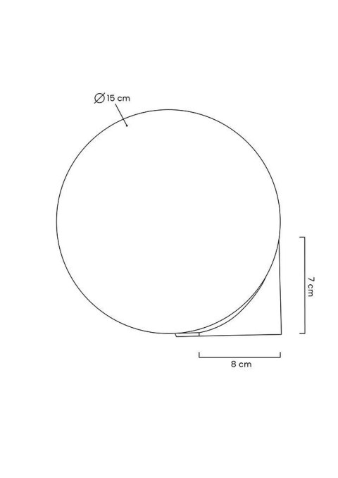 MOOSEE lampa ścienna BOLL złota MOOSEE lampa ścienna BOLL złota