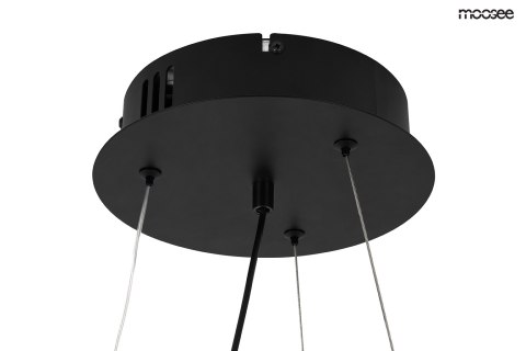 MOOSEE lampa wisząca CIRCLE SPOT 98 BLACK czarna MOOSEE lampa wisząca CIRCLE SPOT 98 BLACK czarna