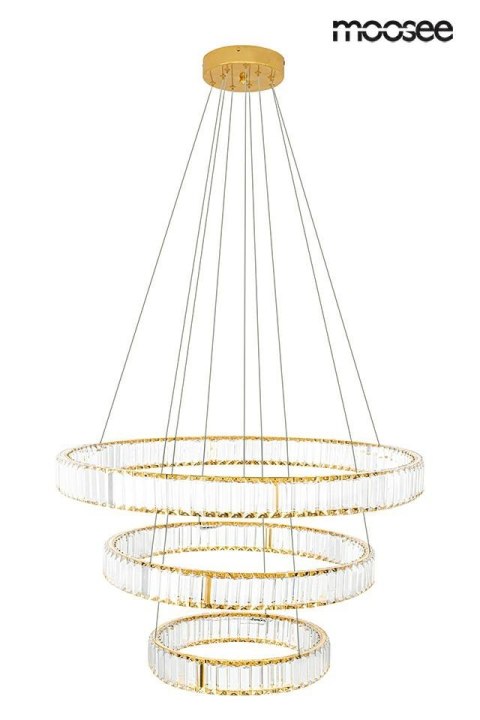 MOOSEE lampa wisząca LIBERTY TRIPLES złota MOOSEE lampa wisząca LIBERTY TRIPLES złota
