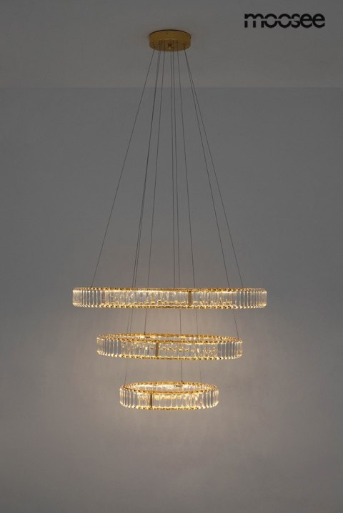 MOOSEE lampa wisząca LIBERTY TRIPLES złota MOOSEE lampa wisząca LIBERTY TRIPLES złota