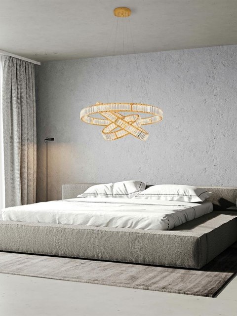MOOSEE lampa wisząca LIBERTY TRIPLES złota MOOSEE lampa wisząca LIBERTY TRIPLES złota