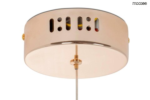 MOOSEE lampa wisząca LIBRA 60 IN biała / złota MOOSEE lampa wisząca LIBRA 60 IN biała / złota