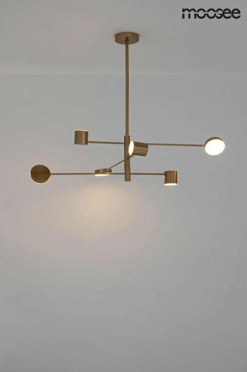 MOOSEE lampa wisząca PIAZETTA złota MOOSEE lampa wisząca PIAZETTA złota