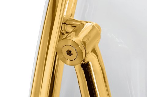 Fotel BUBBLE STAND 2 GOLD VELVET poduszka czarna Fotel BUBBLE STAND 2 GOLD VELVET poduszka czarna