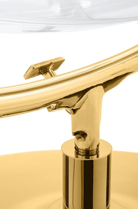 Fotel BUBBLE STAND 2 GOLD VELVET poduszka czarna Fotel BUBBLE STAND 2 GOLD VELVET poduszka czarna