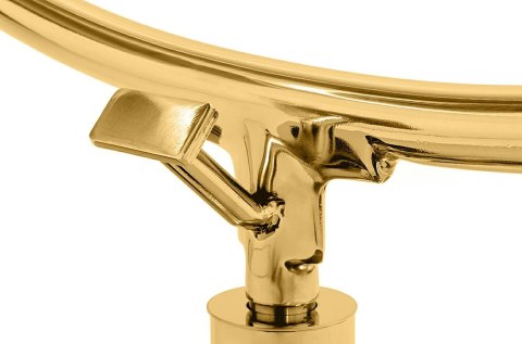 Fotel BUBBLE STAND 2 GOLD VELVET poduszka czarna Fotel BUBBLE STAND 2 GOLD VELVET poduszka czarna
