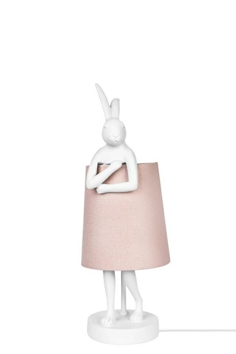 KARE lampa stołowa RABBIT 50 cm biała / różowa KARE lampa stołowa RABBIT 50 cm biała / różowa