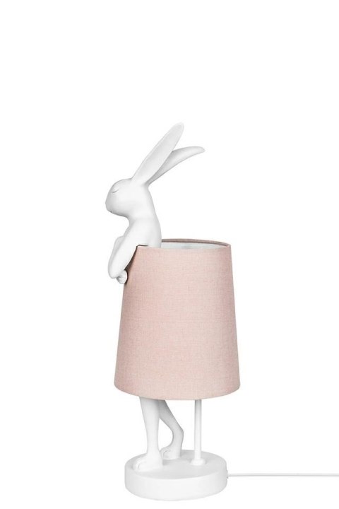KARE lampa stołowa RABBIT 50 cm biała / różowa KARE lampa stołowa RABBIT 50 cm biała / różowa