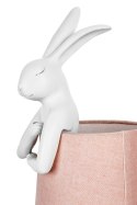 KARE lampa stołowa RABBIT 50 cm biała / różowa