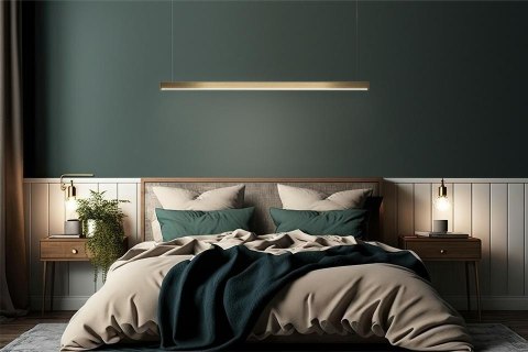 MOOSEE lampa wisząca LINUS 120 złota MOOSEE lampa wisząca LINUS 120 złota