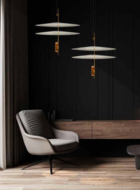 MOOSEE lampa wisząca PARROT 68 złota MOOSEE lampa wisząca PARROT 68 złota