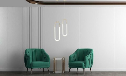 MOOSEE lampa wisząca PUZO L złota MOOSEE lampa wisząca PUZO L złota