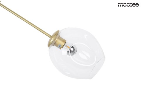 MOOSEE lampa wisząca SPLIT 6 złota MOOSEE lampa wisząca SPLIT 6 złota