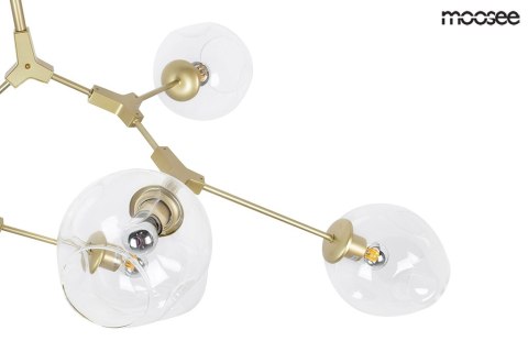 MOOSEE lampa wisząca SPLIT 6 złota MOOSEE lampa wisząca SPLIT 6 złota