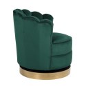 RICHMOND fotel obrotowy MILA GREEN VELVET