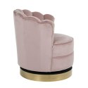 RICHMOND fotel obrotowy MILA PINK VELVET