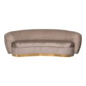 RICHMOND sofa WAYLON NOUGAT - welur, podstawa złota