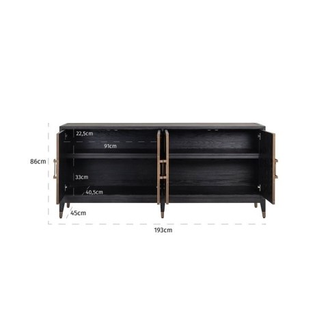 RICHMOND komoda BLOOMVILLE - 4 drzwiowa RICHMOND komoda BLOOMVILLE - 4 drzwiowa